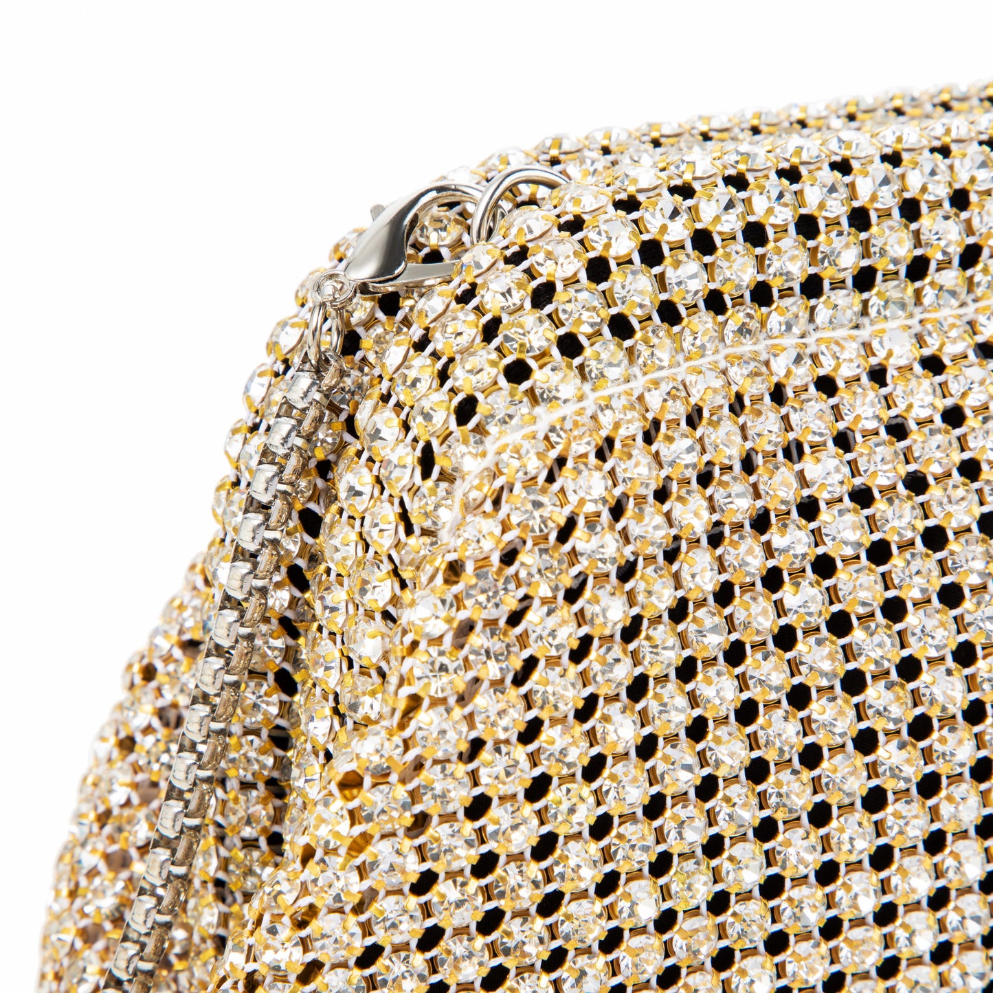 Rhinestone Gold Shoulder Bag