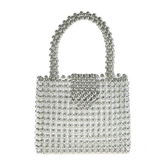 Pull-on Silver&Clear Purse