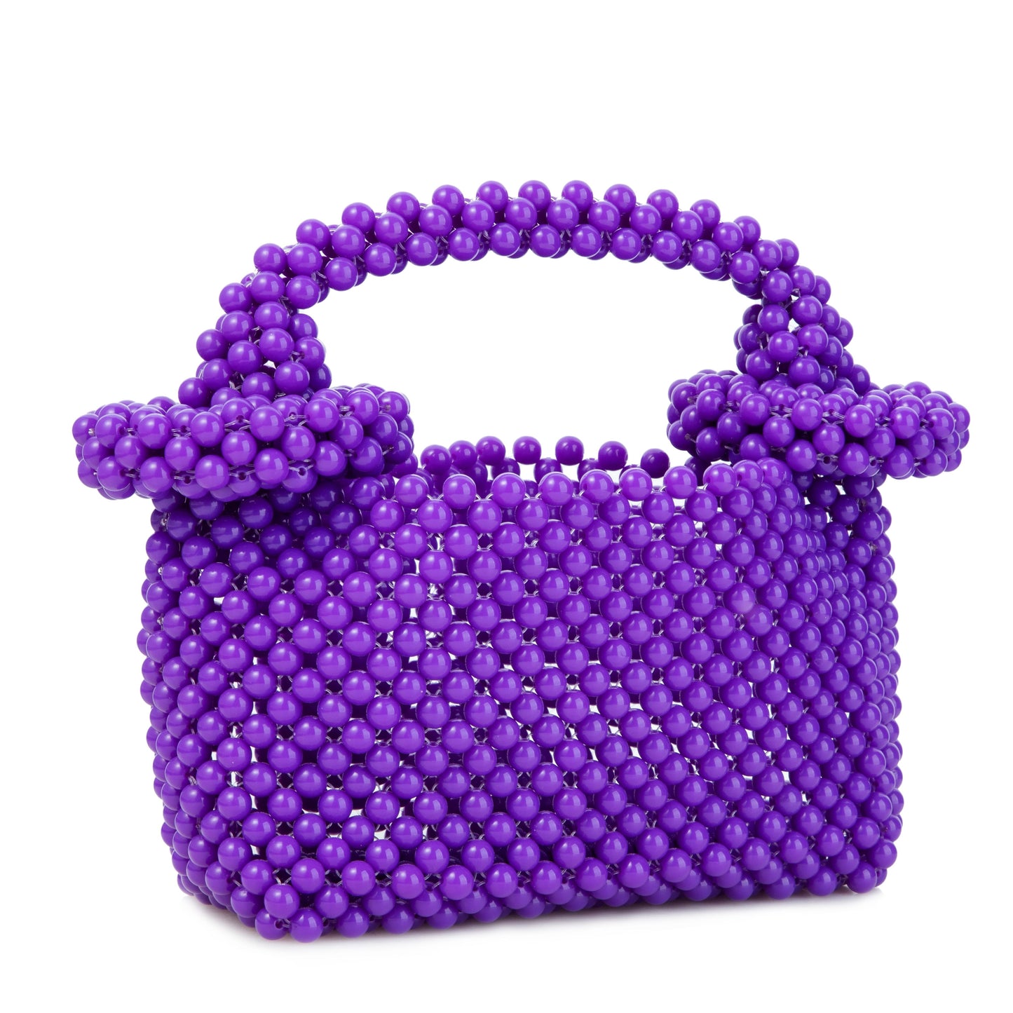 Donut Handle Purple Clutch