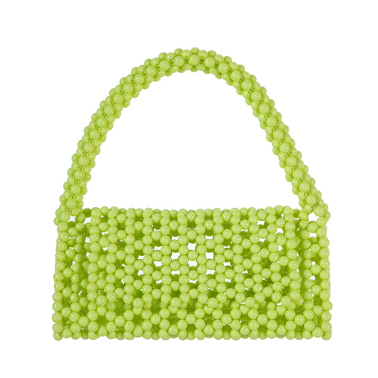 Yellow-Green Triangle Clutch