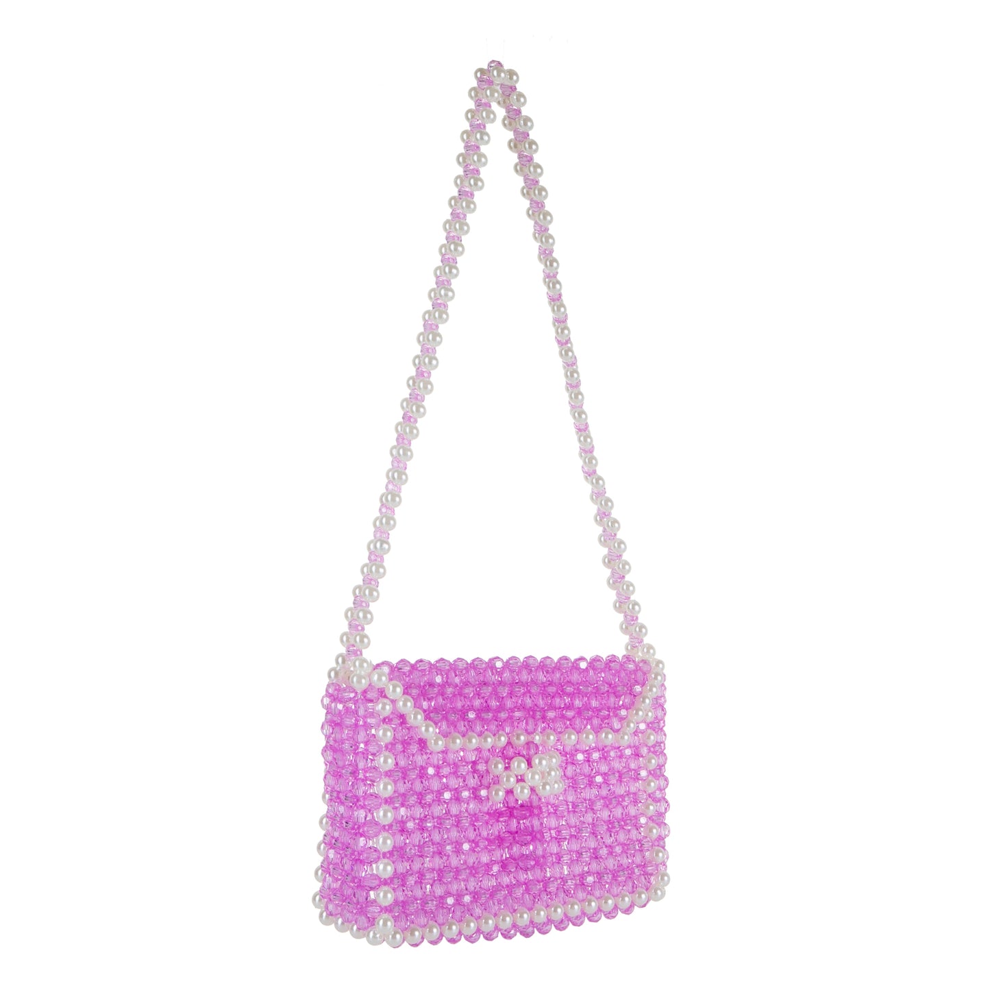 Purple Diamond Bead Shoulderbag