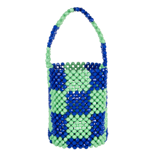 Green Chequered Clutch Bucket