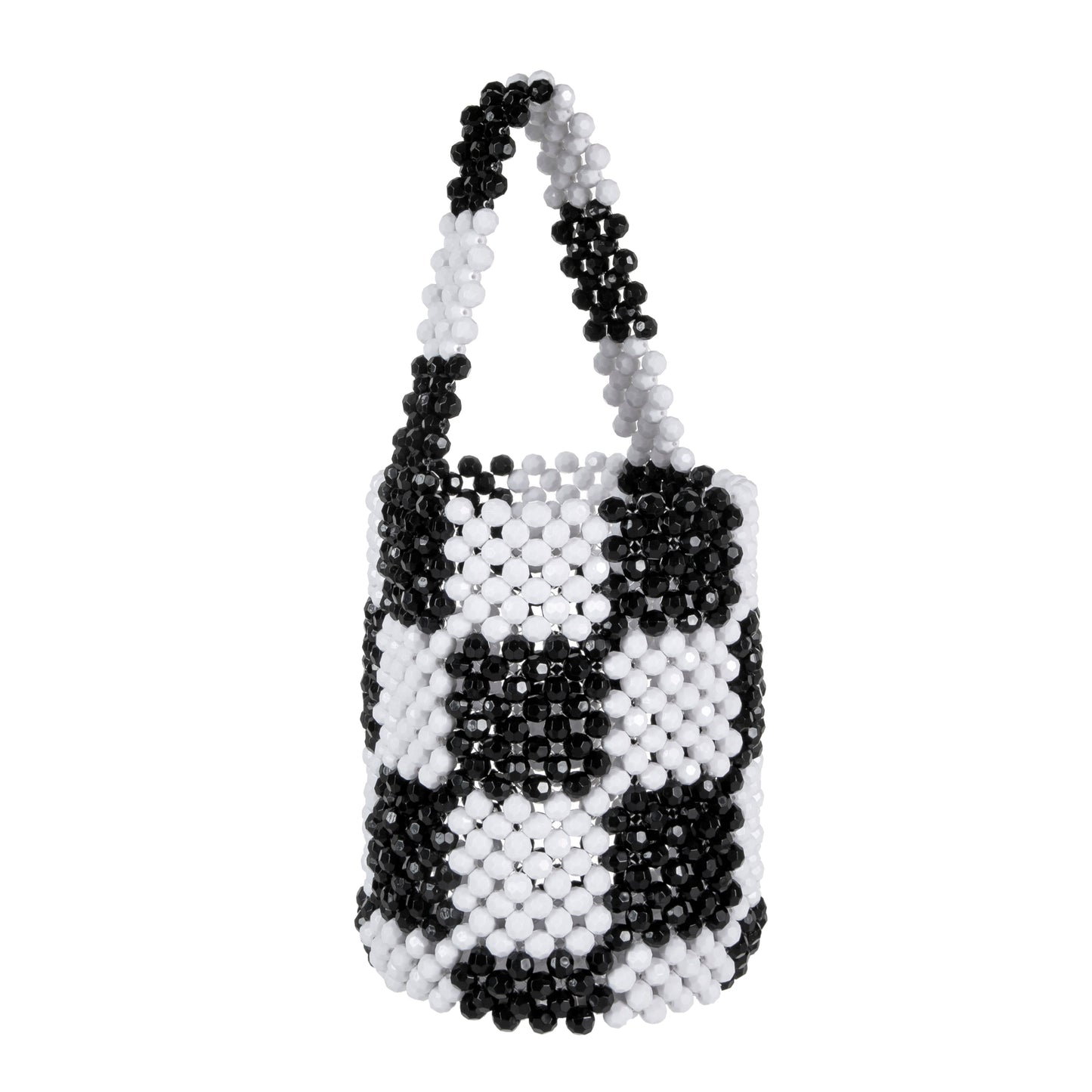 Black Chequered Clutch Bucket