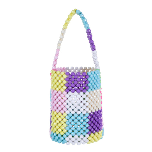 Rainbow Chequered Clutch Bucket