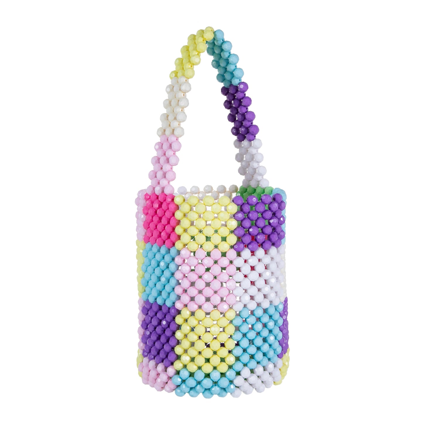 Rainbow Chequered Clutch Bucket