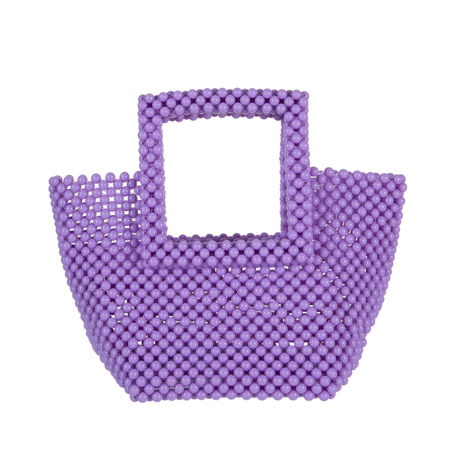 Purple Beaded Tote