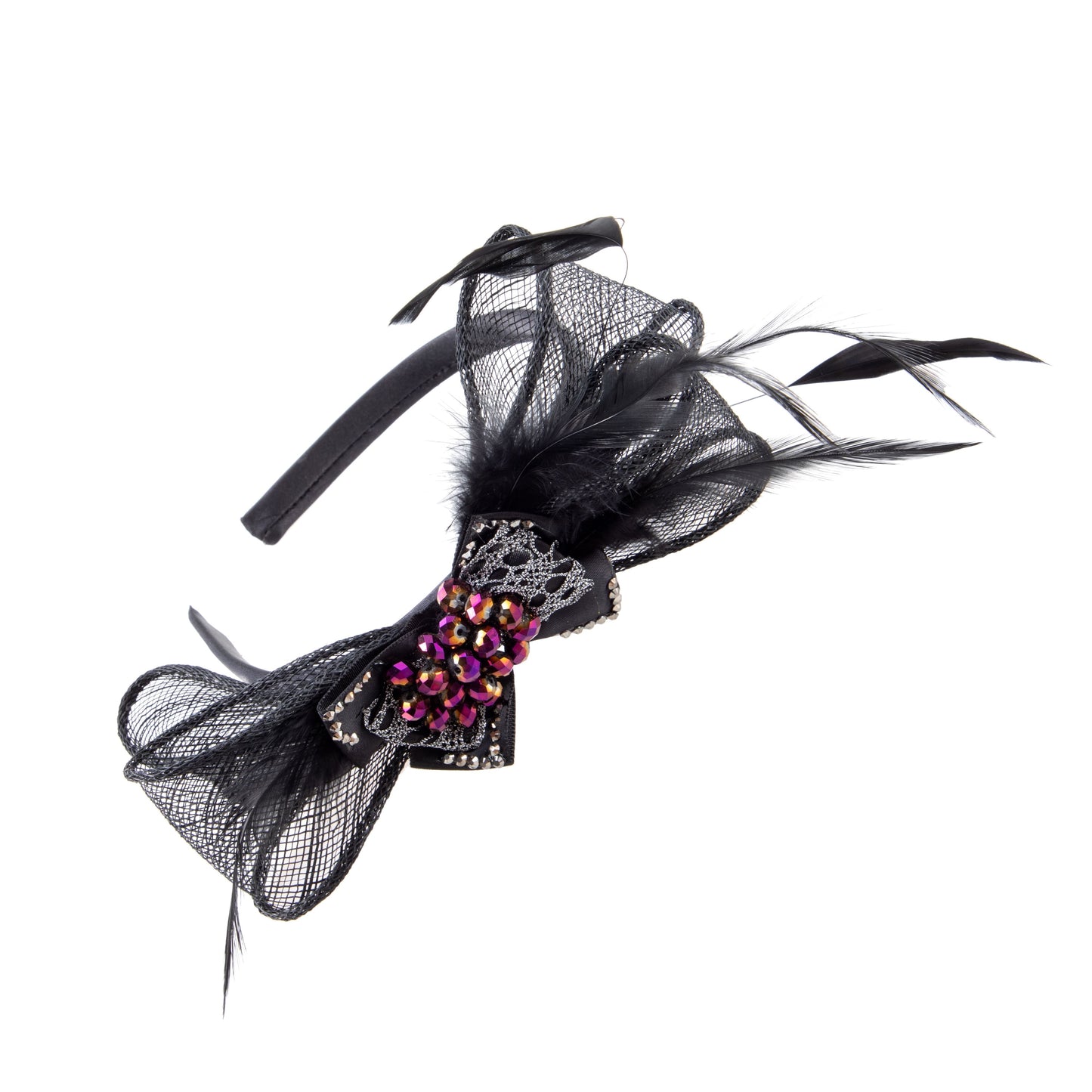 Gothic Feather Rhinestone