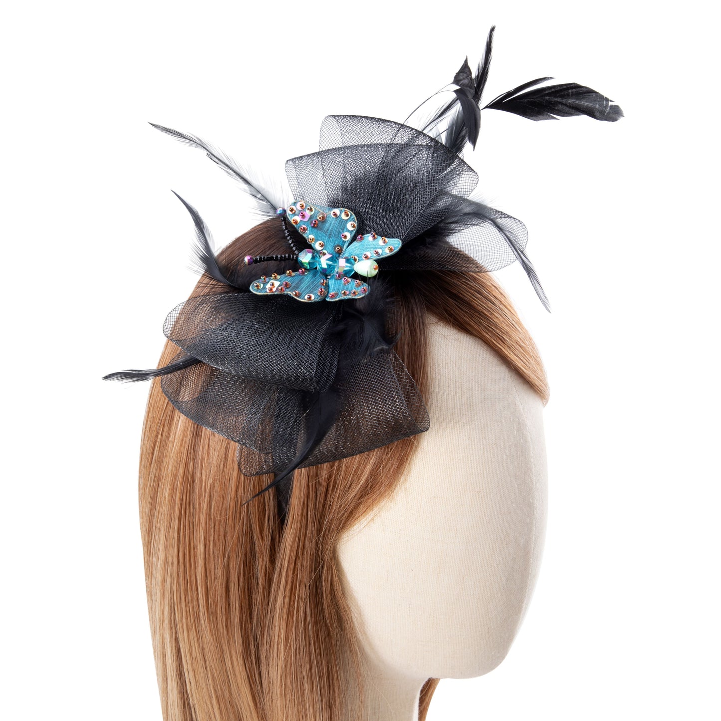 Gothic Feather Rhinestone