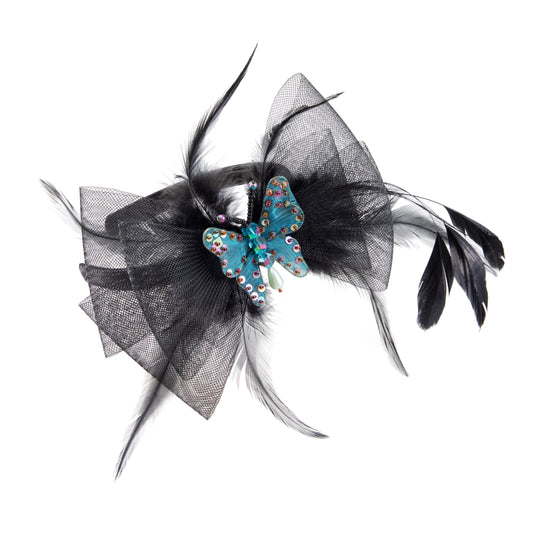 Gothic Feather Rhinestone