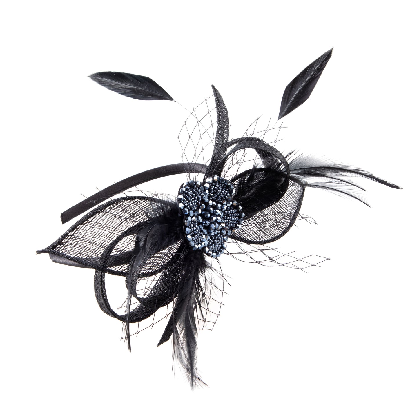 Gothic Feather Rhinestone