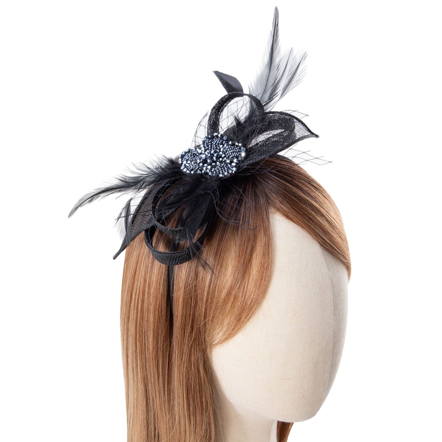 Gothic Feather Rhinestone