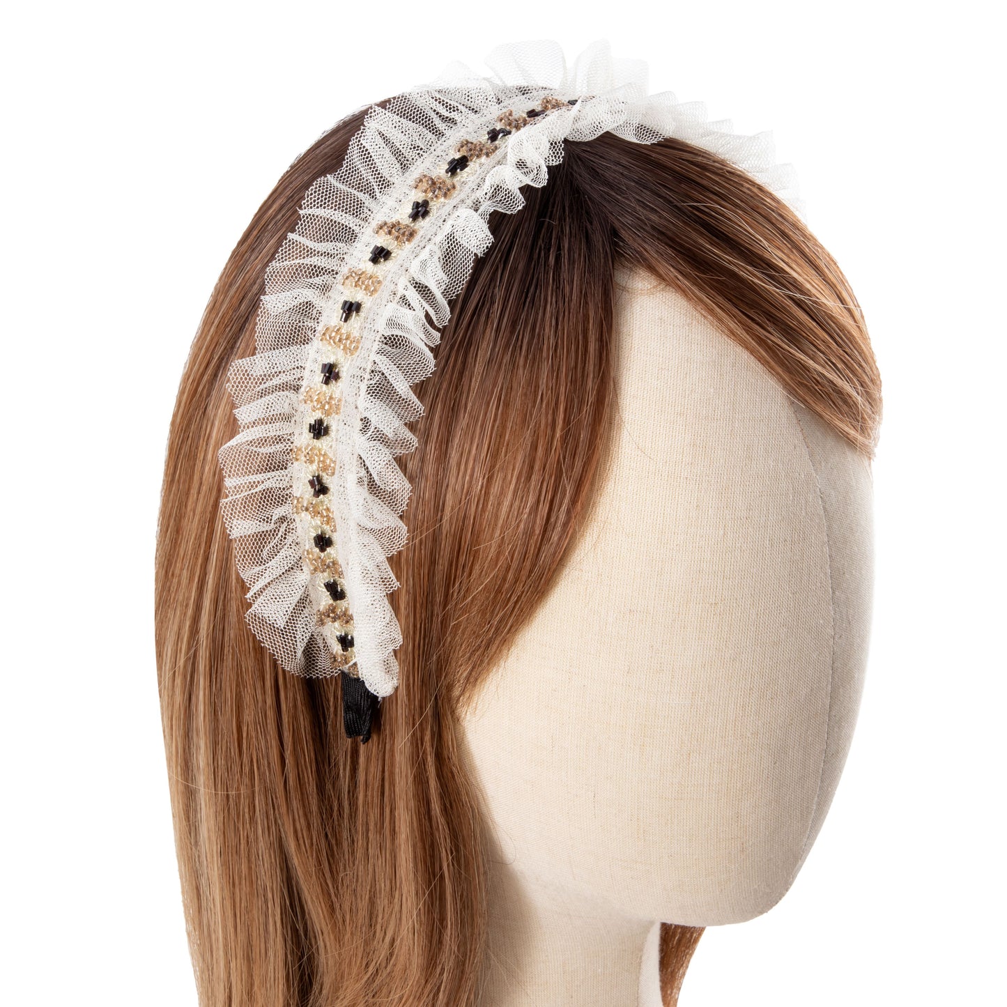 Lace Rhinestone Hairband