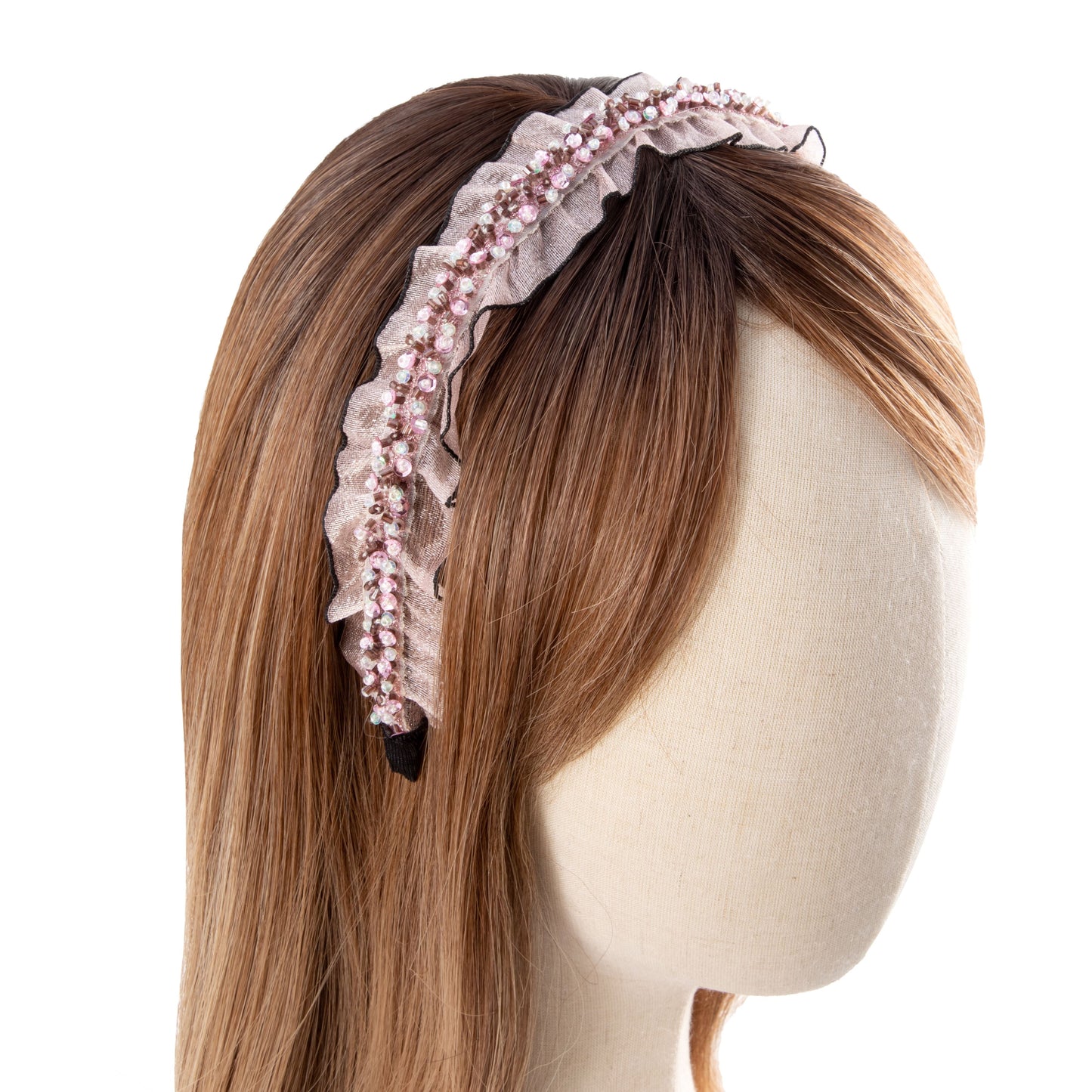 Lace Rhinestone Hairband