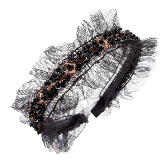 Lace Rhinestone Hairband