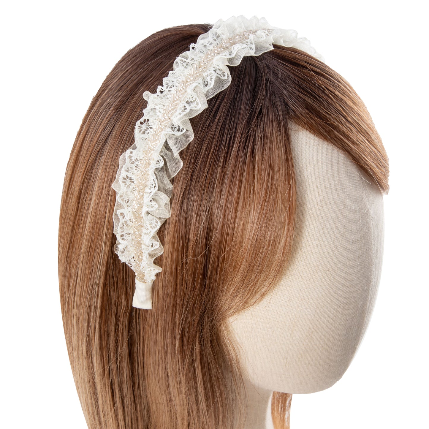 Lace Rhinestone Hairband