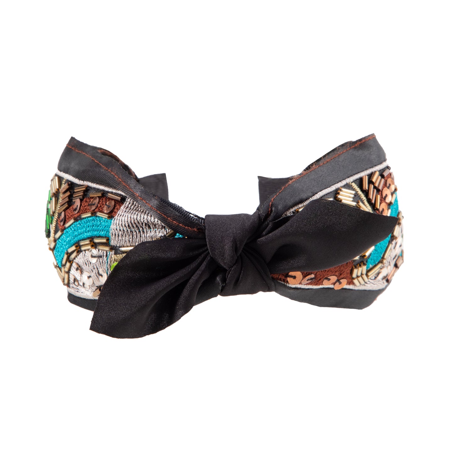 Black Ethnic Bow