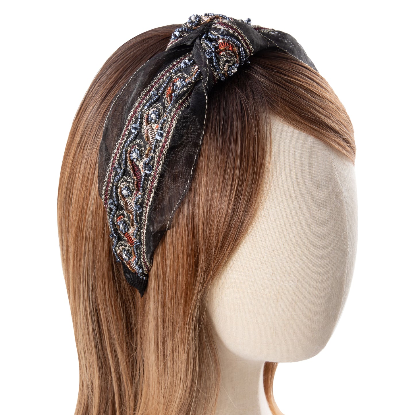 Vintage Lace Beaded Hairband