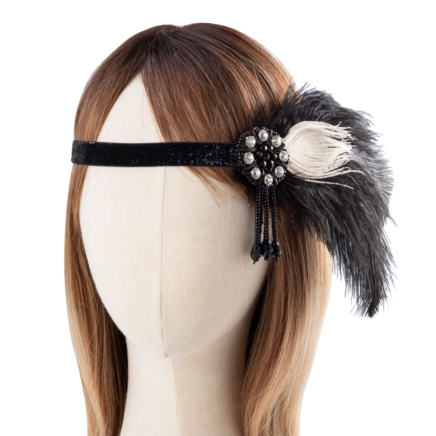 Indian Feather Rhinestone