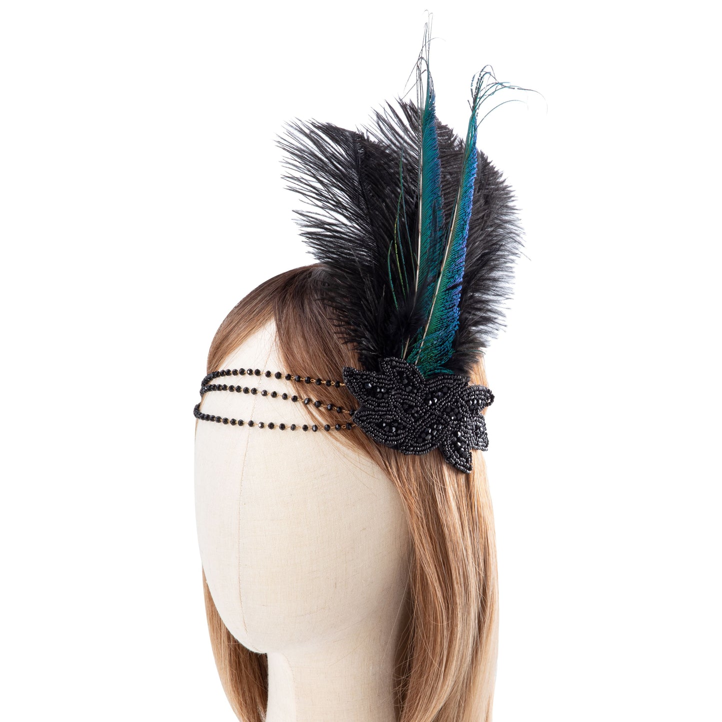 Indian Feather Rhinestone