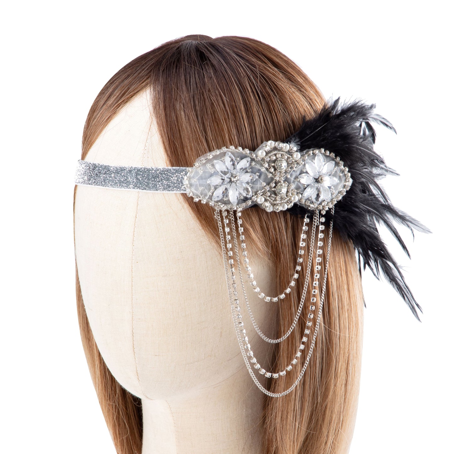 Indian Feather Rhinestone