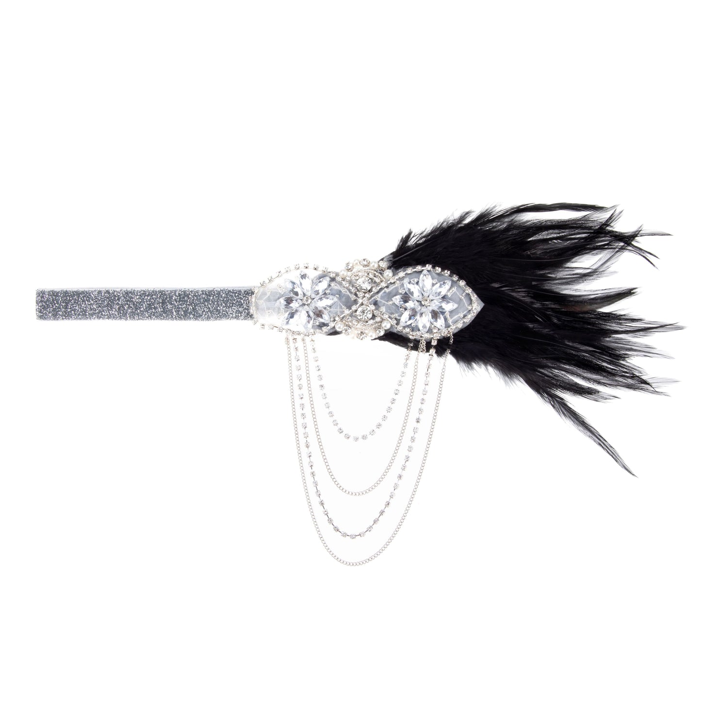 Indian Feather Rhinestone