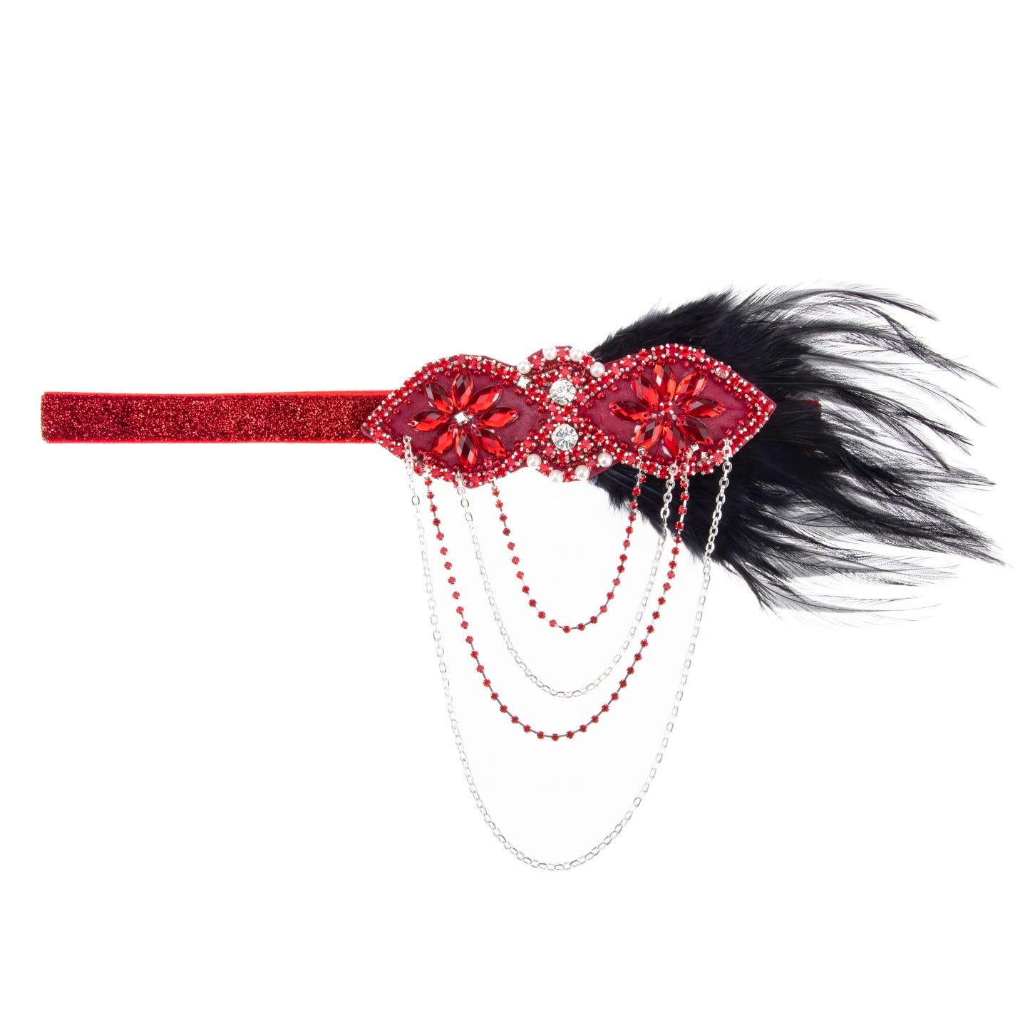 Indian Feather Rhinestone