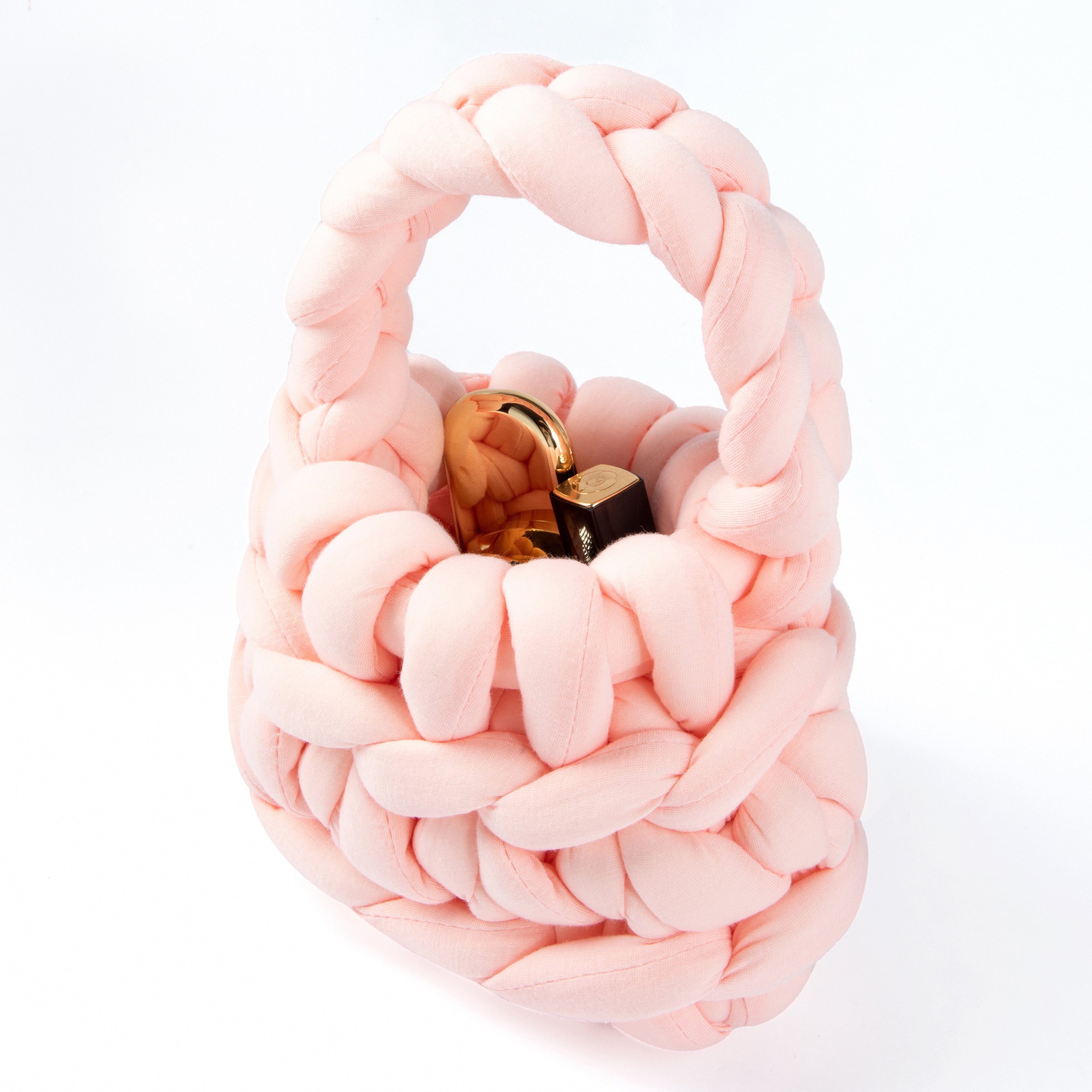 スペースコットンベルベットミニハン​​ドバッグ