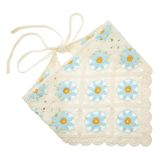 White Daisy Headscarf