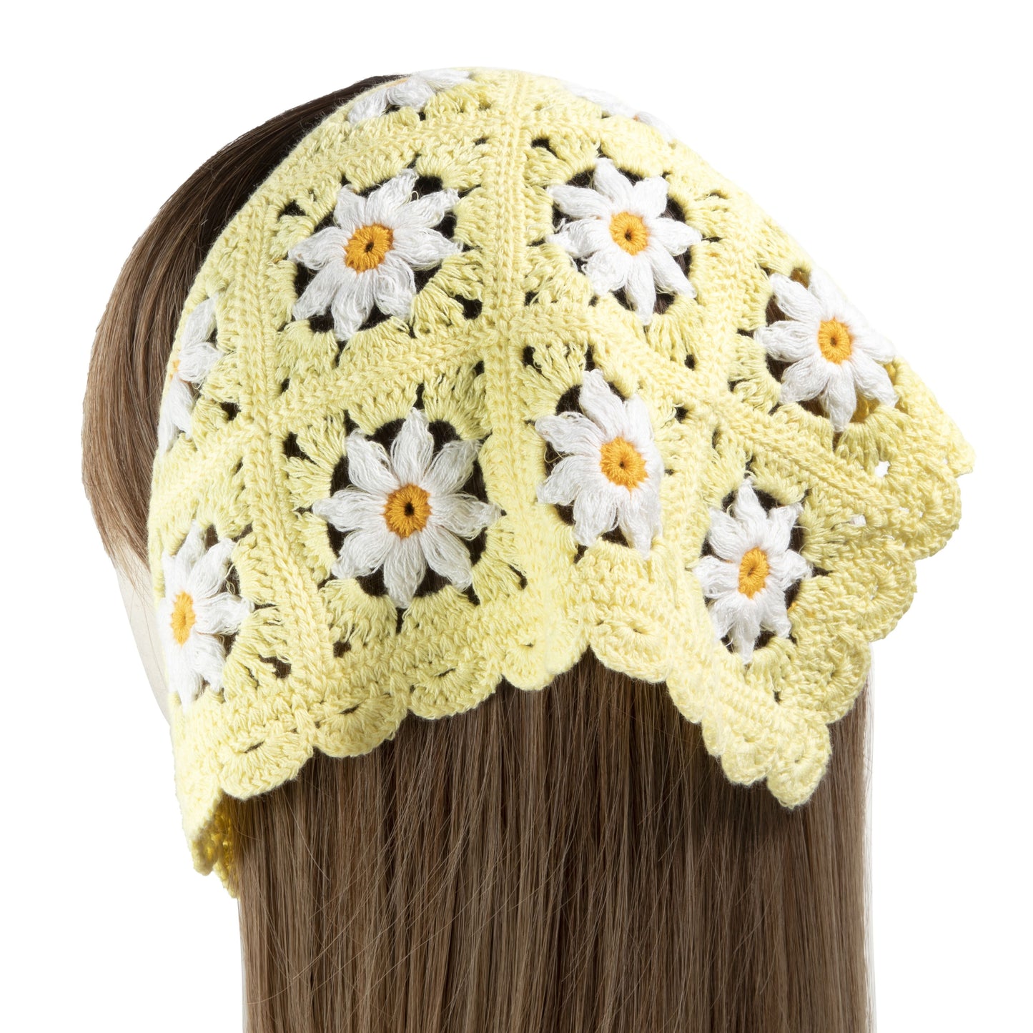 Yellow Daisy Headscarf