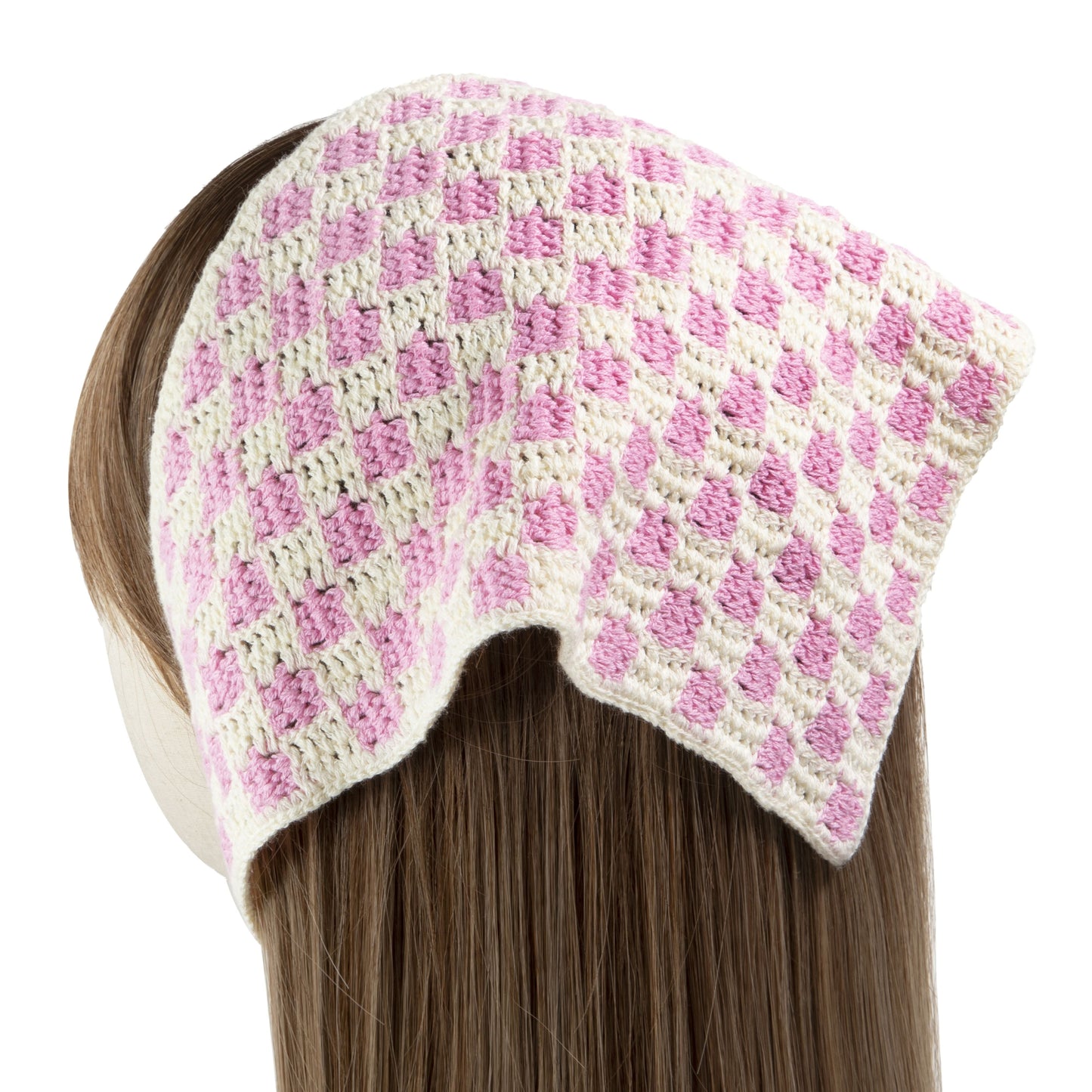 Pink Point Headscarf