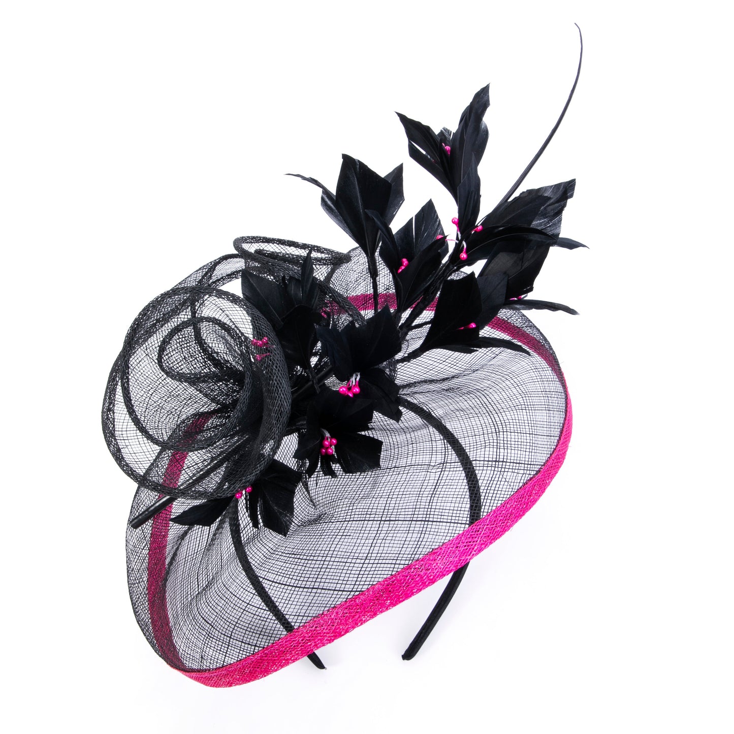 Elegant Floral Hat Fascinator