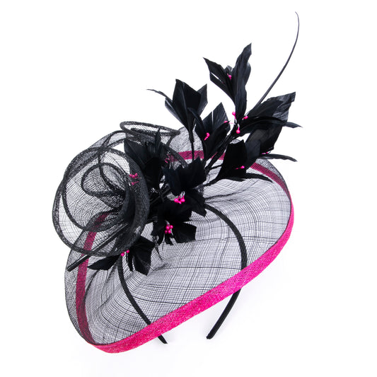 Elegant Floral Hat Fascinator