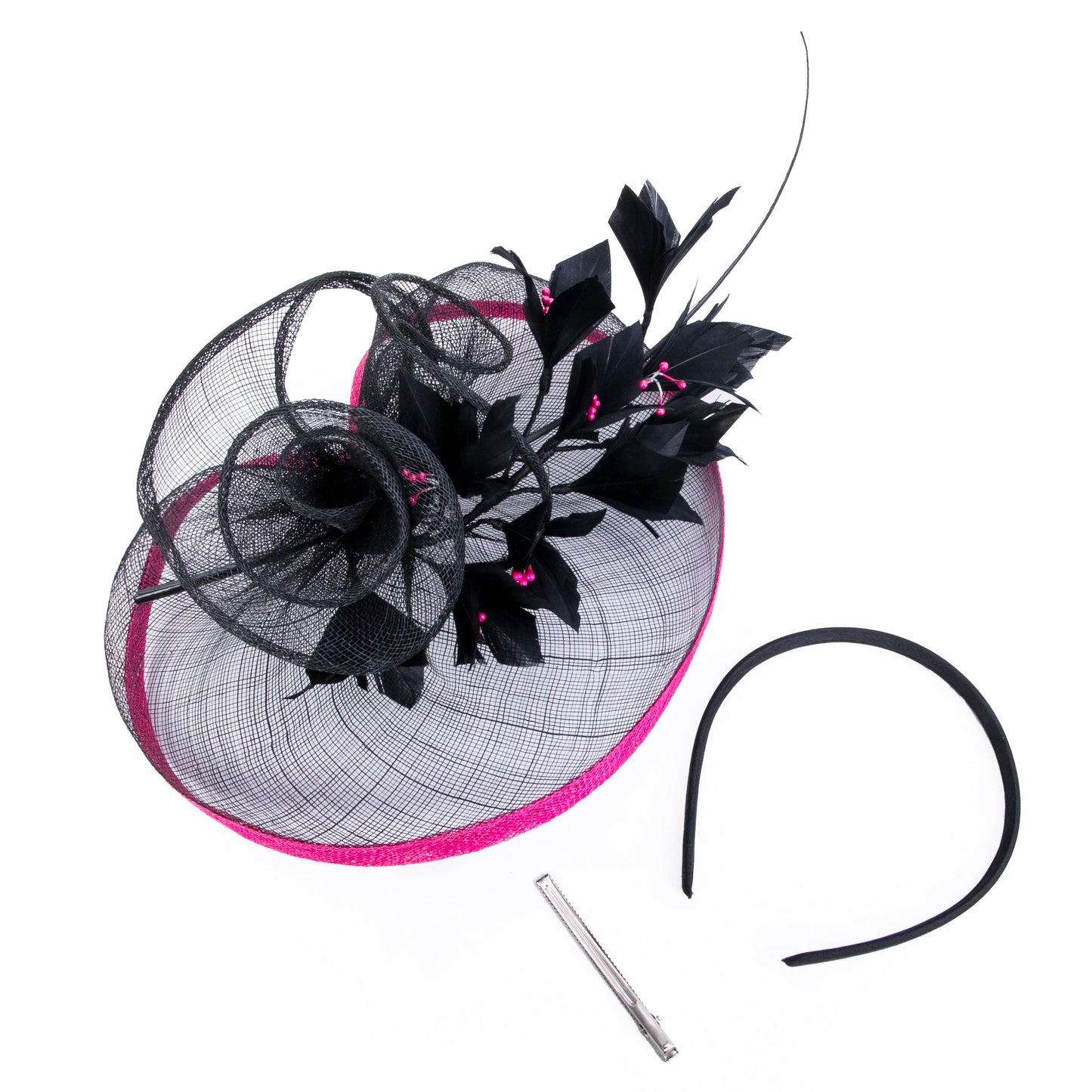 Elegant Floral Hat Fascinator