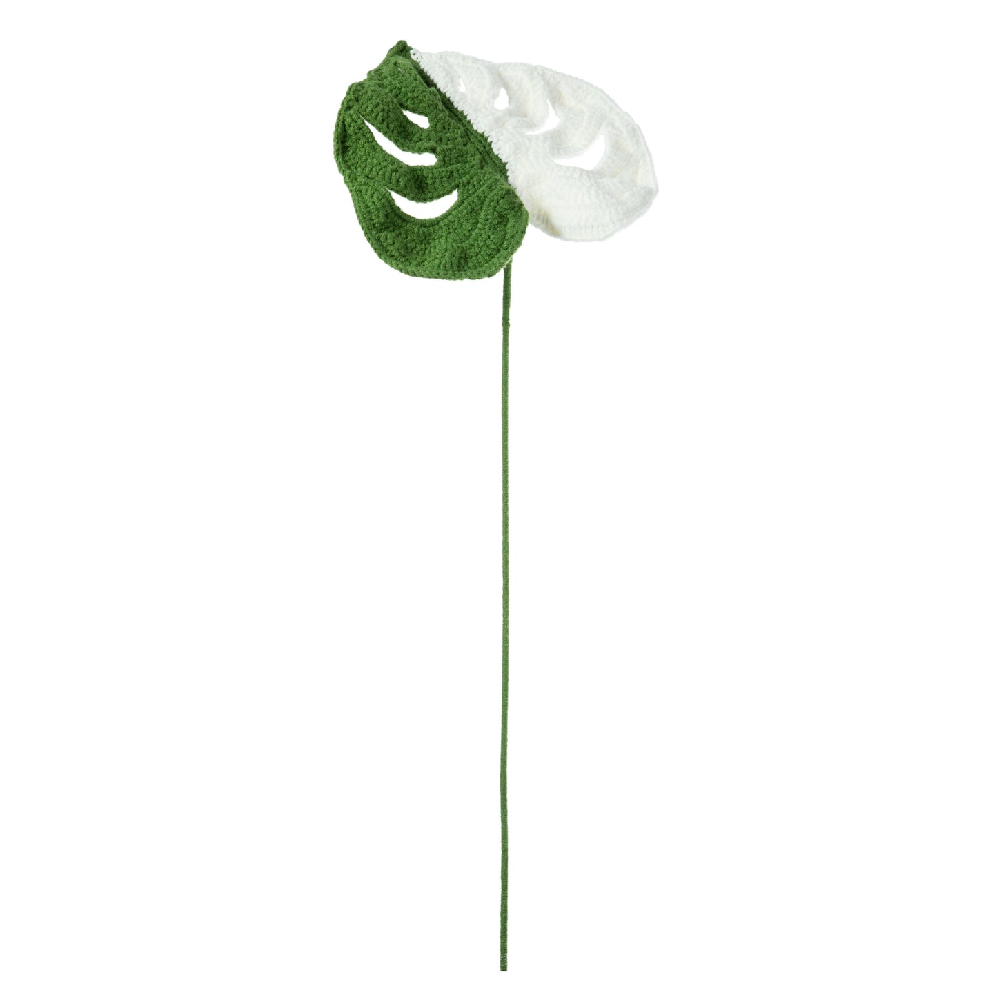 Hollow Leaf White&Green