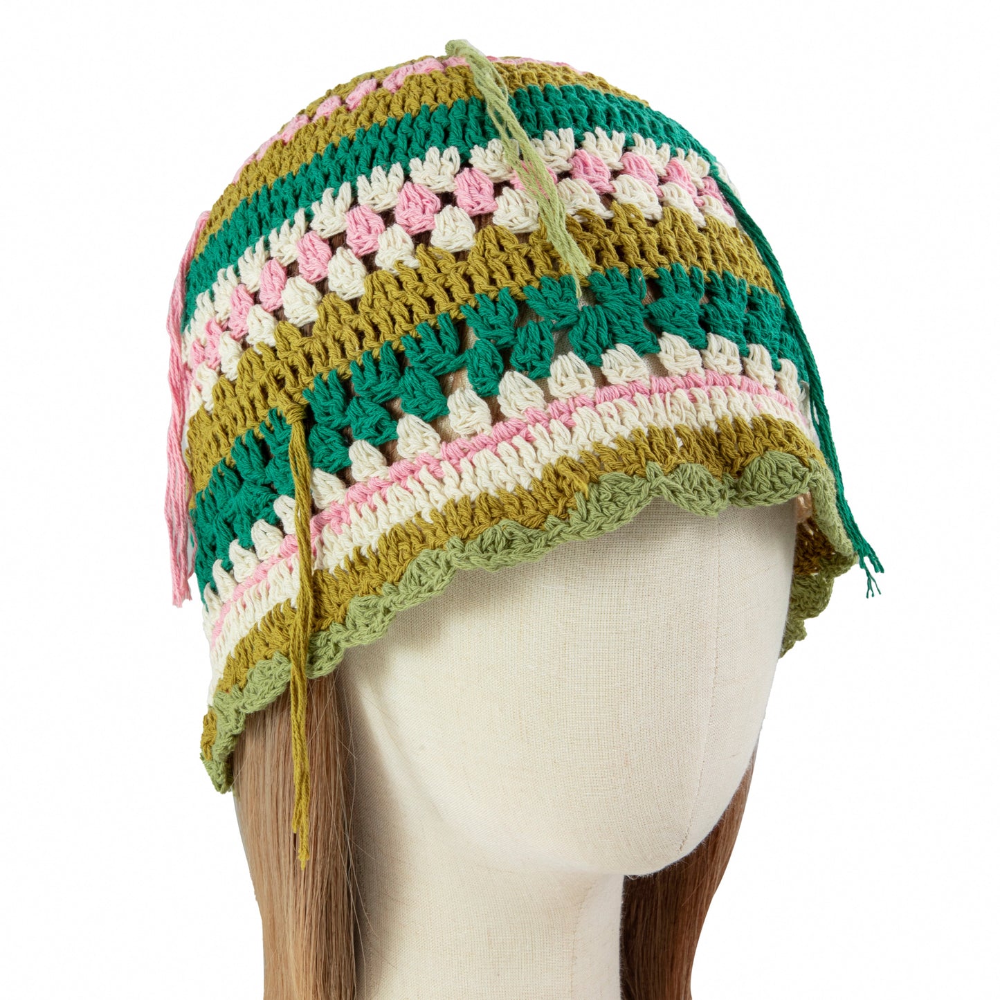 Striped Tassel Hat