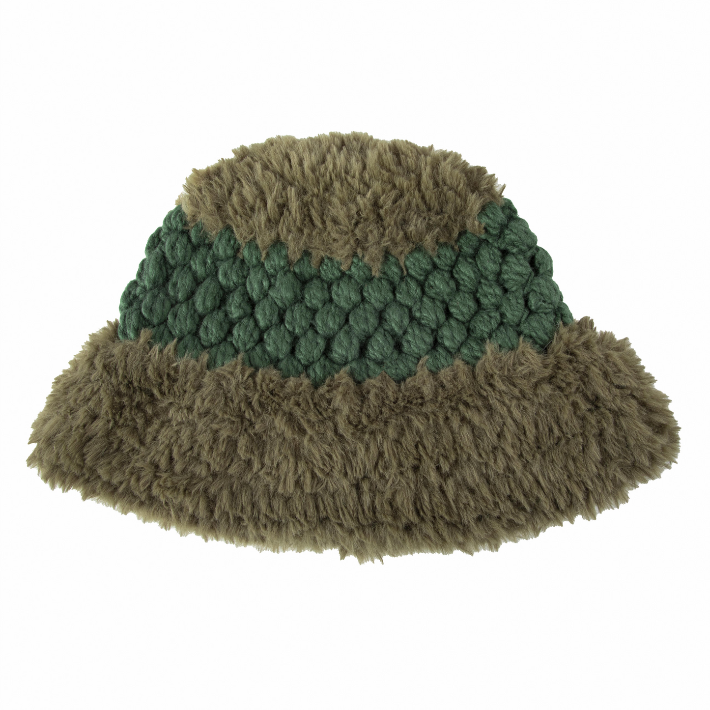 Plush Green Bucket Hat