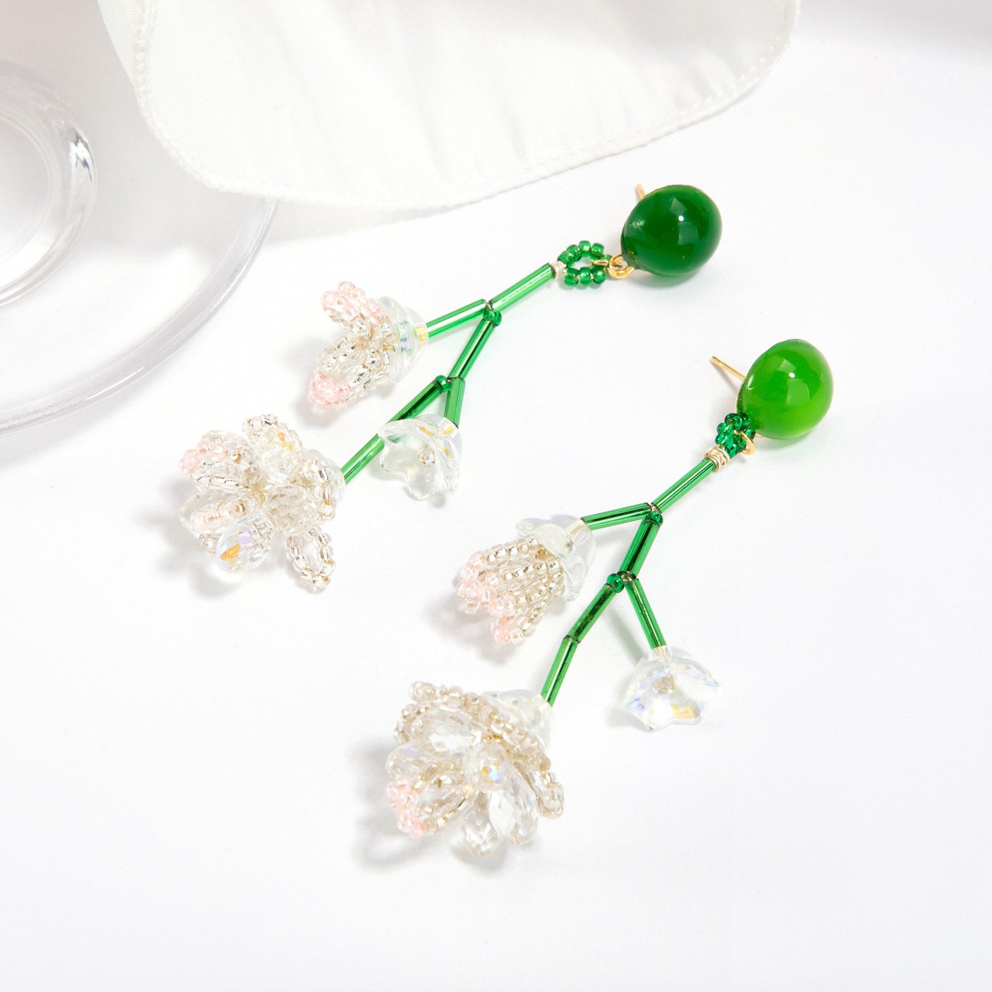 Green Flower Drop