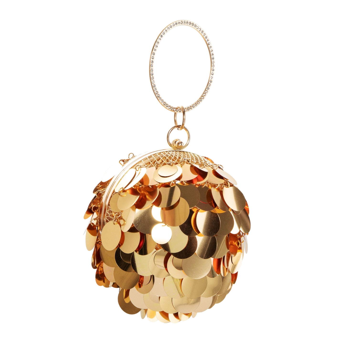 Sparkling Sequin Sphere Clutch