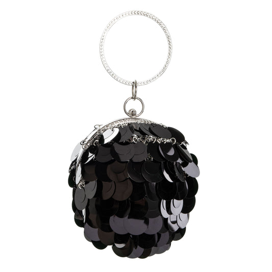 Sparkling Sequin Sphere Clutch