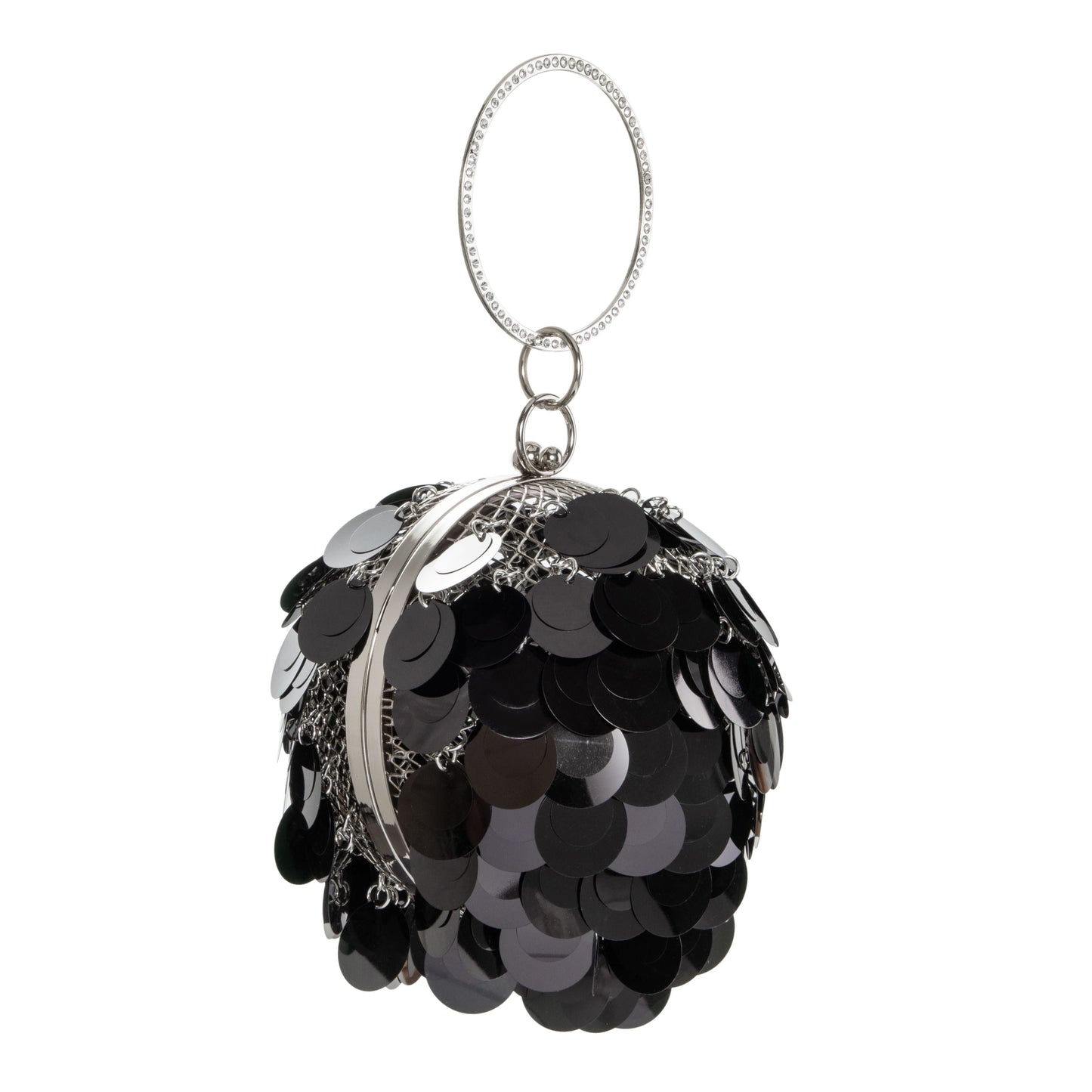 Sparkling Sequin Sphere Clutch