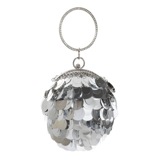 Sparkling Sequin Sphere Clutch