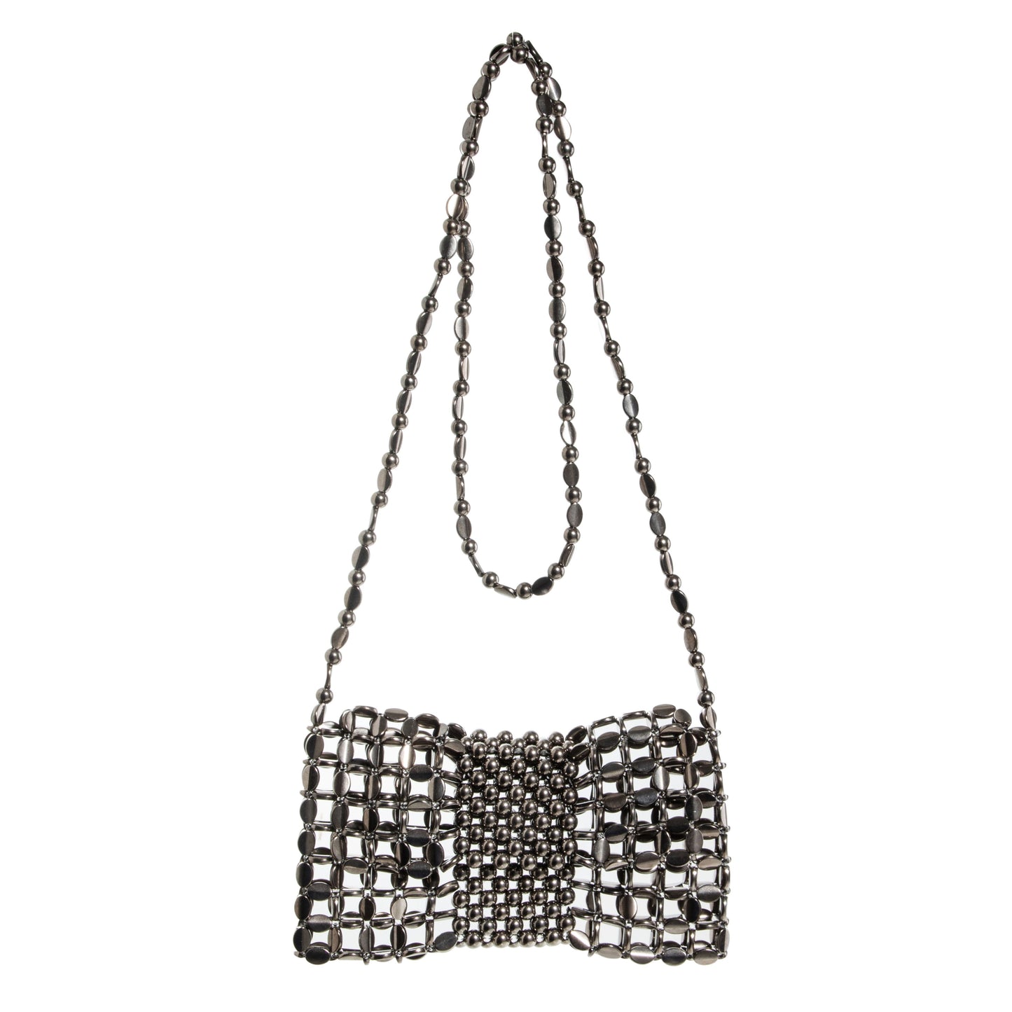 Metallic Sequin Crossbody Bag