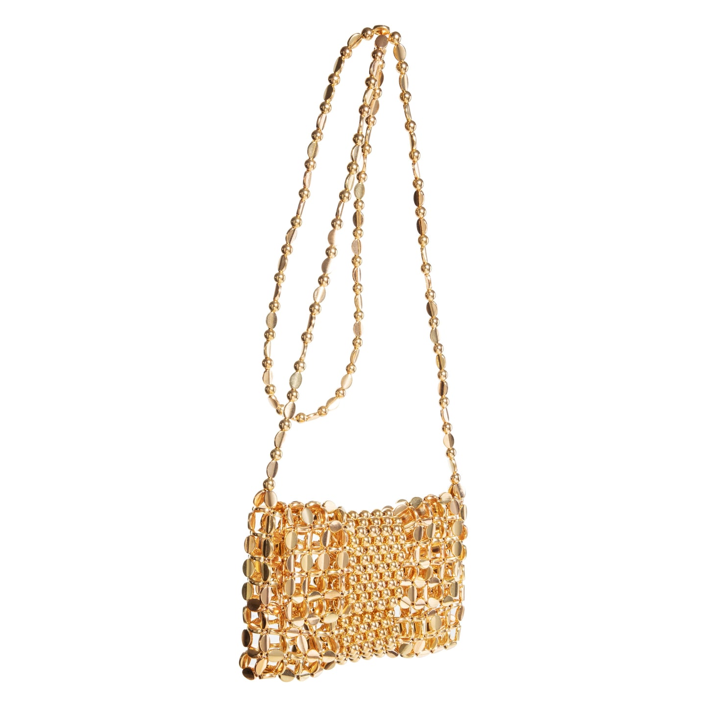 Metallic Sequin Crossbody Bag