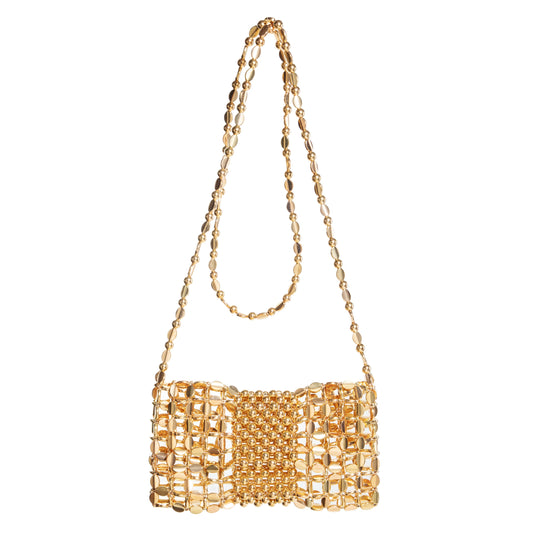 Metallic Sequin Crossbody Bag