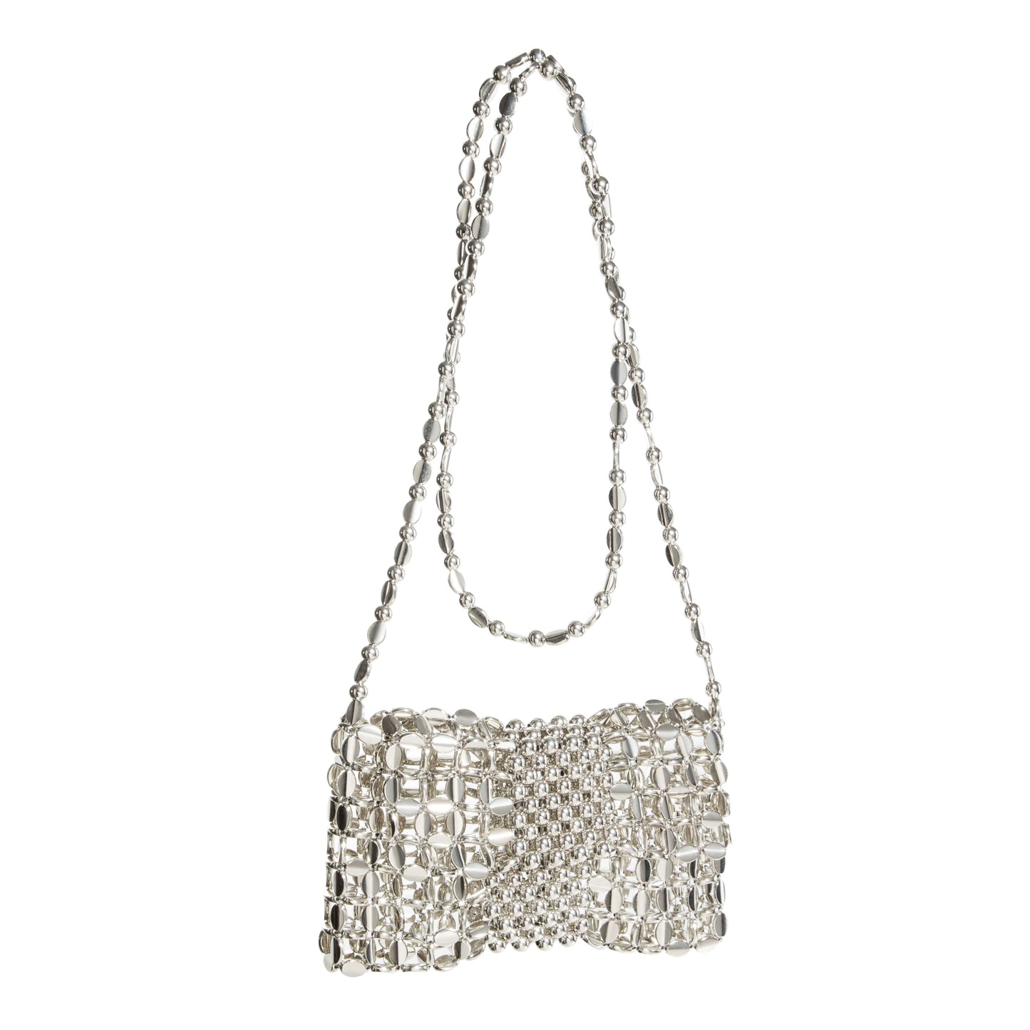 Metallic Sequin Crossbody Bag