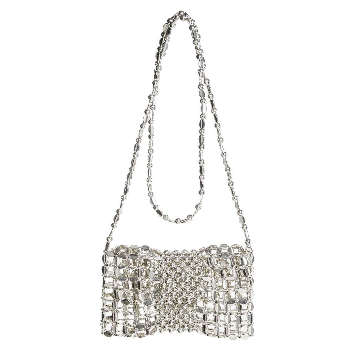 Metallic Sequin Crossbody Bag