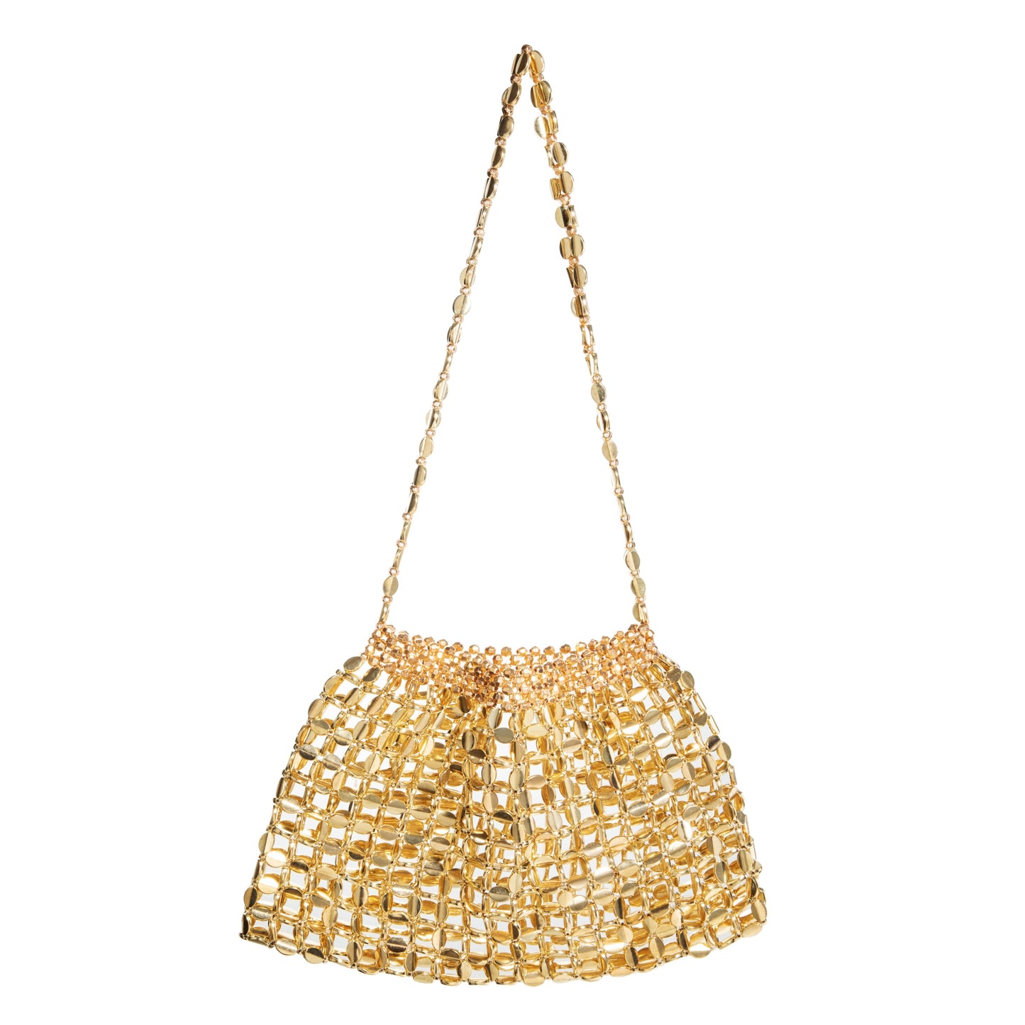 Metallic Sequin Shoulder Bag