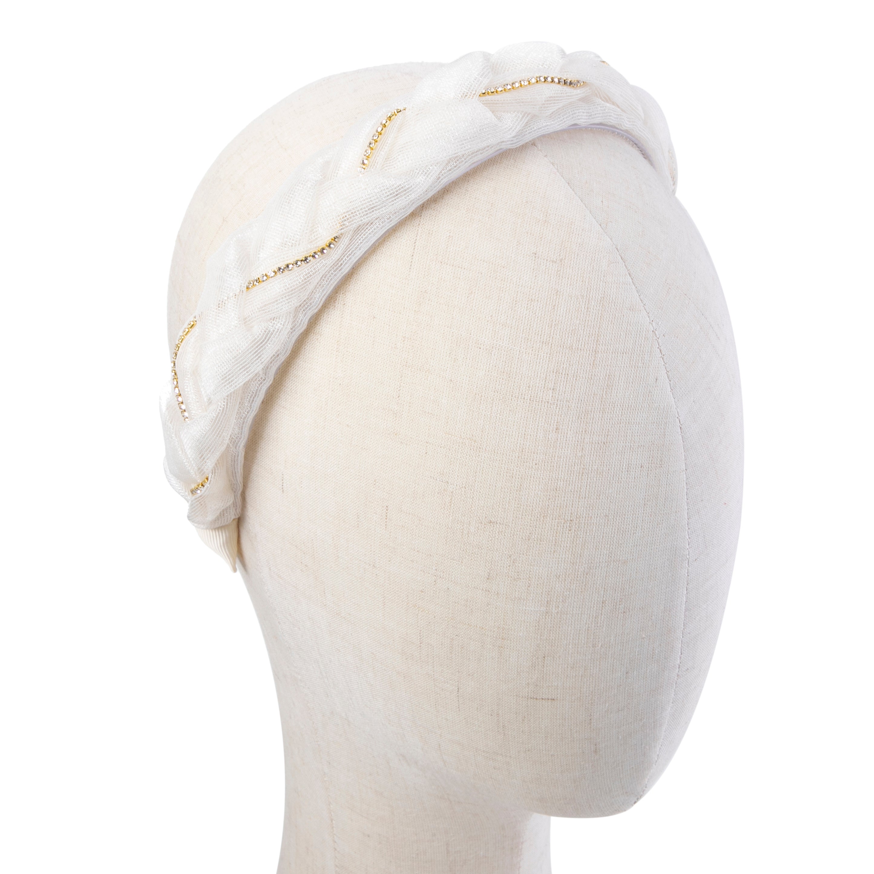Lace Rhinestone Headband