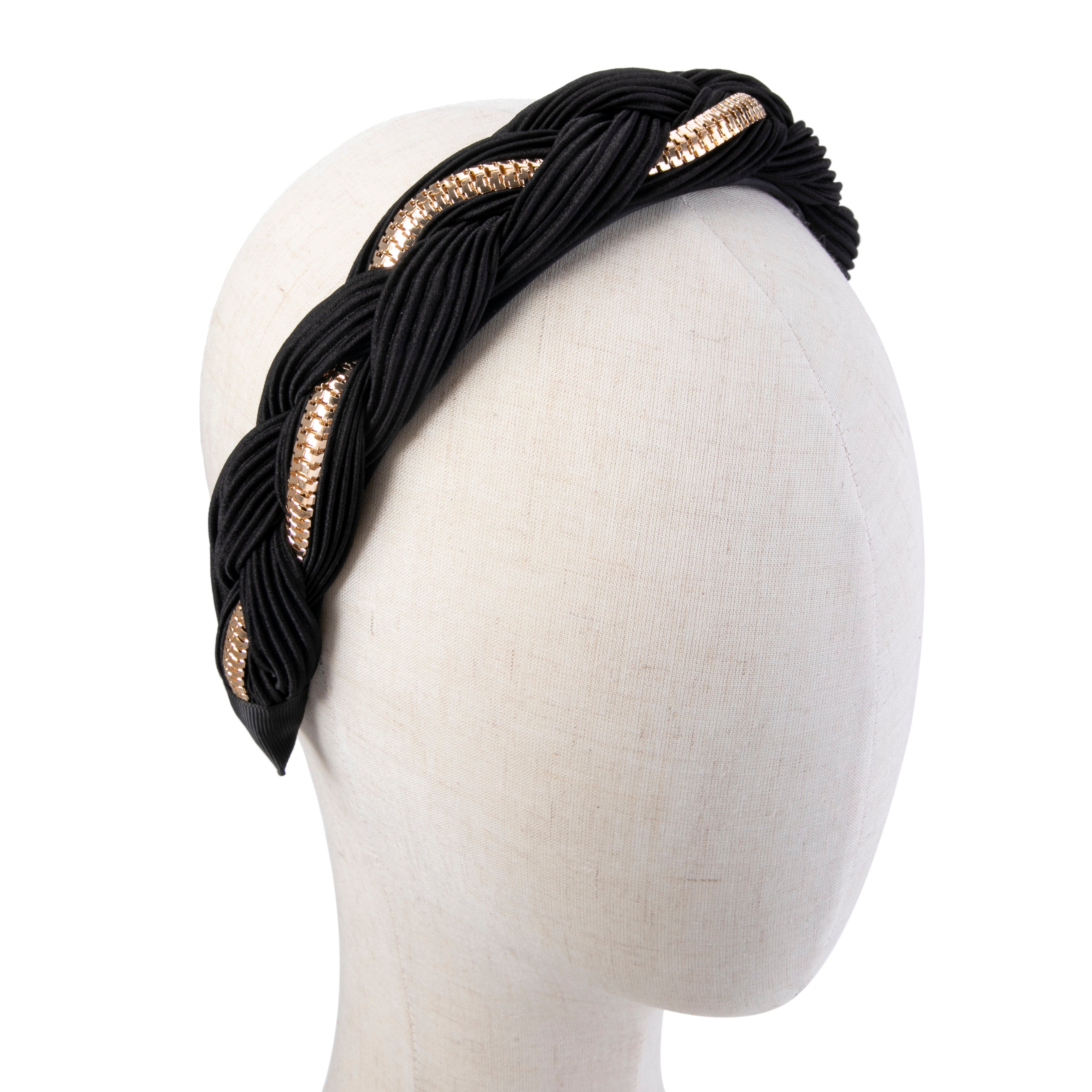 Silk Gold Chain Headband