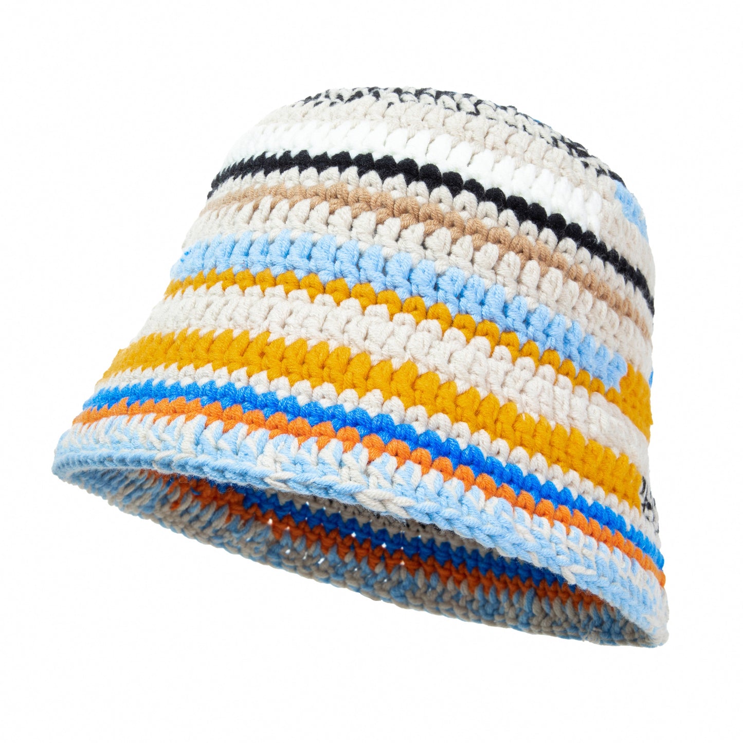 White Mosaic Knitted Hat